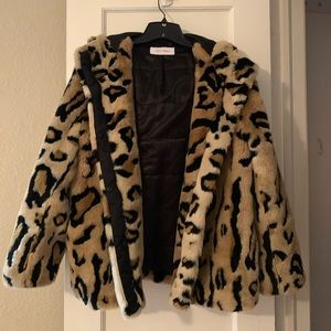 Calvin Klein Cheetah Coat